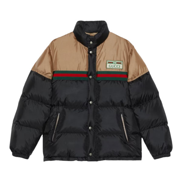 GUCCI NYLON SATIN PADDED JACKET - GCJ046
