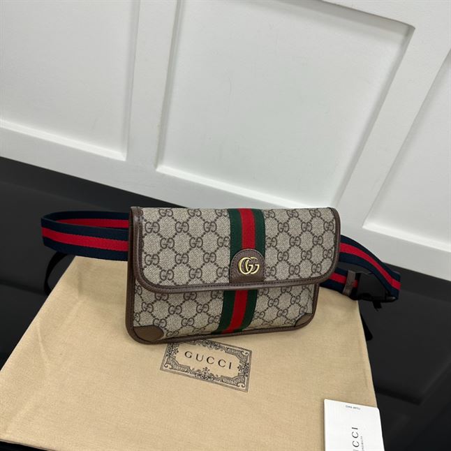 GUCCI OPHIDIA GG SMALL BELT BAG - BG048