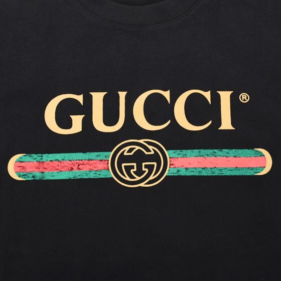 GUCCI OVERSIZE T-SHIRT WITH GUCCI LOGO - GGS003