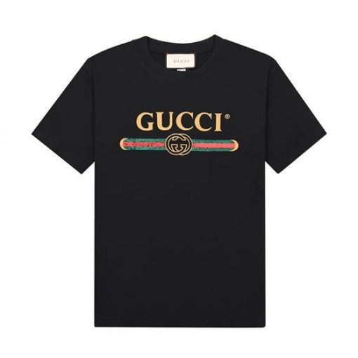 GUCCI OVERSIZE T-SHIRT WITH GUCCI LOGO - GGS003