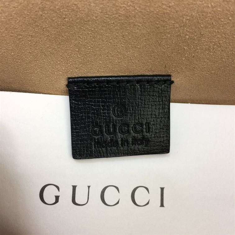 GUCCI PADLOCK GG SMALL BAMBOO SHOULDER BAG