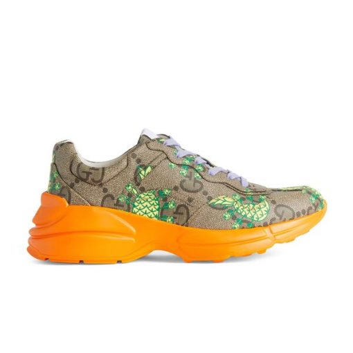 GUCCI PINEAPPLE MEN'S RHYTON SNEAKER - GCC107