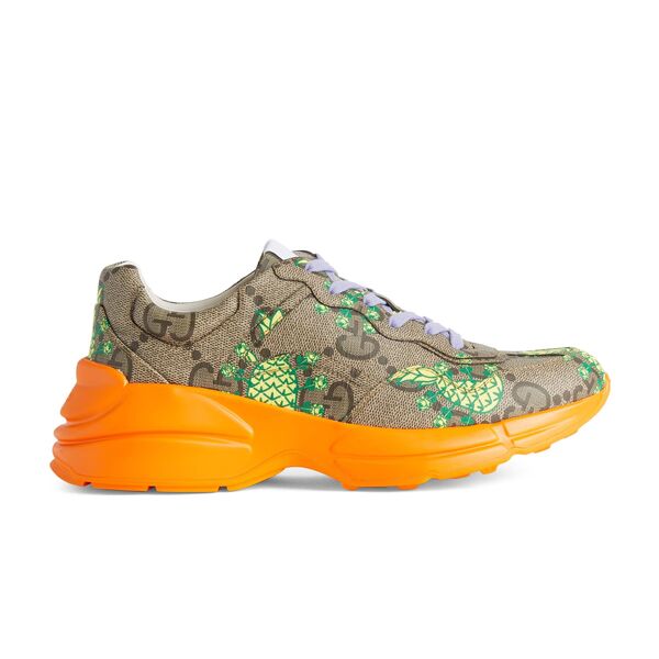 GUCCI PINEAPPLE MEN'S RHYTON SNEAKER - GCC107