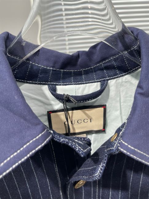 GUCCI PINSTRIPE DENIM JACKET - GCJ042