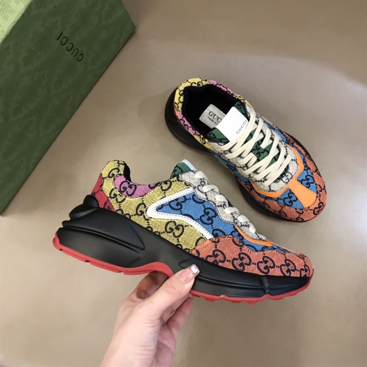 GUCCI RHYTON GG MULTICOLOR SNEAKERS - GCC020