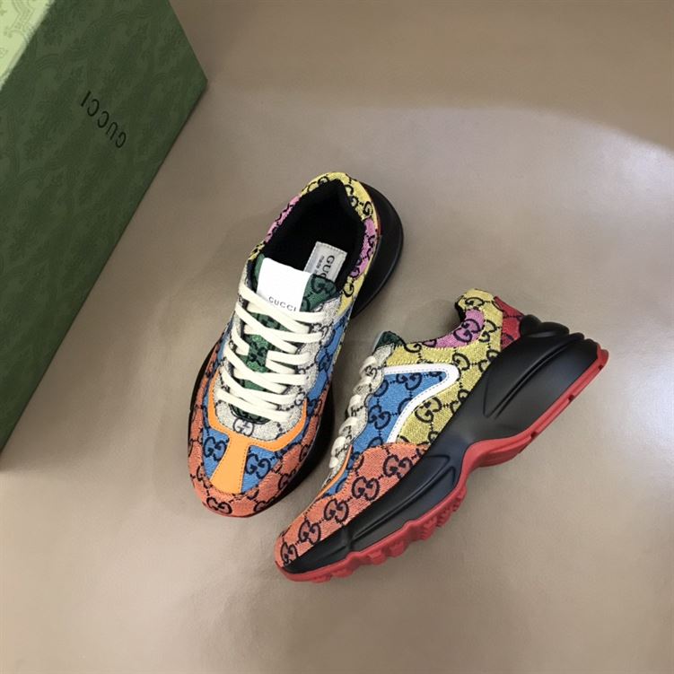 GUCCI RHYTON GG MULTICOLOR SNEAKERS - GCC020