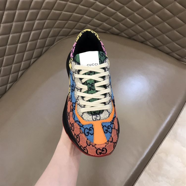 GUCCI RHYTON GG MULTICOLOR SNEAKERS - GCC020