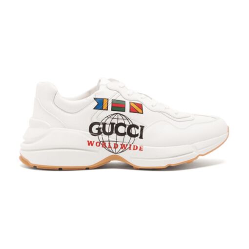 GUCCI RHYTON "WORLDWIDE" FLAG-PRINTED SNEAKER - GCC010