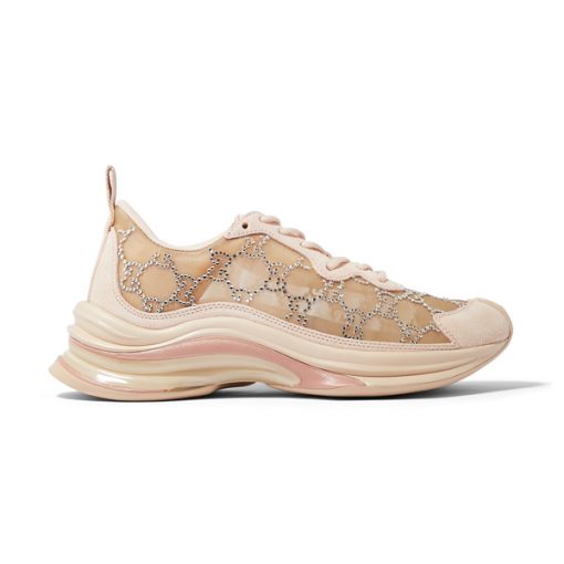 GUCCI RUN GG CRYSTAL SNEAKER - GCC013