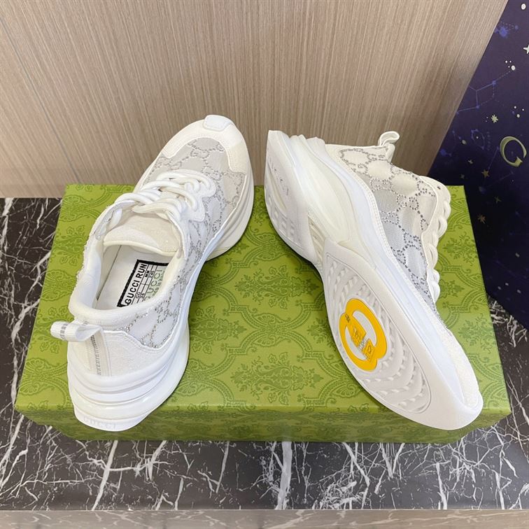 GUCCI RUN GG CRYSTAL SNEAKER - GCC014