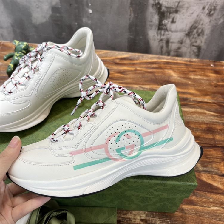 GUCCI RUN SIDE-STRIPE SNEAKERS - GCC097