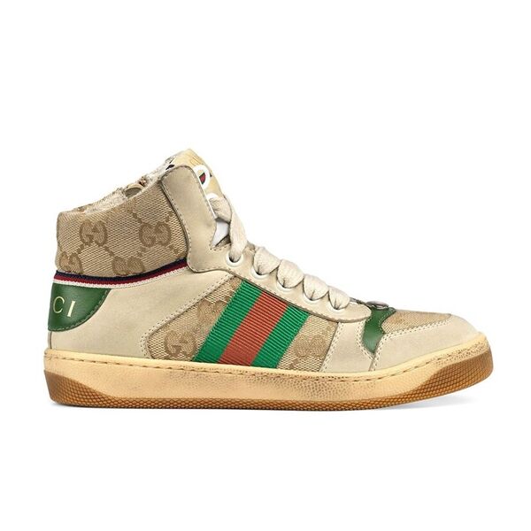 GUCCI SCREENER GG HIGH TOP SNEAKERS - GCC061