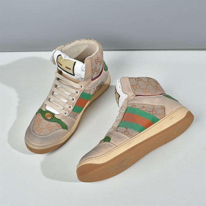 GUCCI SCREENER GG HIGH TOP SNEAKERS - GCC061