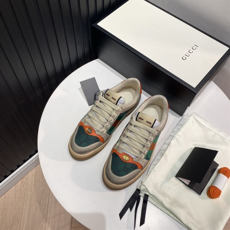 GUCCI SCREENER GG WHITE GREEN - GCC056