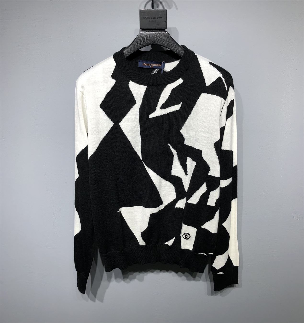 LOUIS VUITTON ABSTRACT HOUNDSTOOTH CREWNECK - LVH028