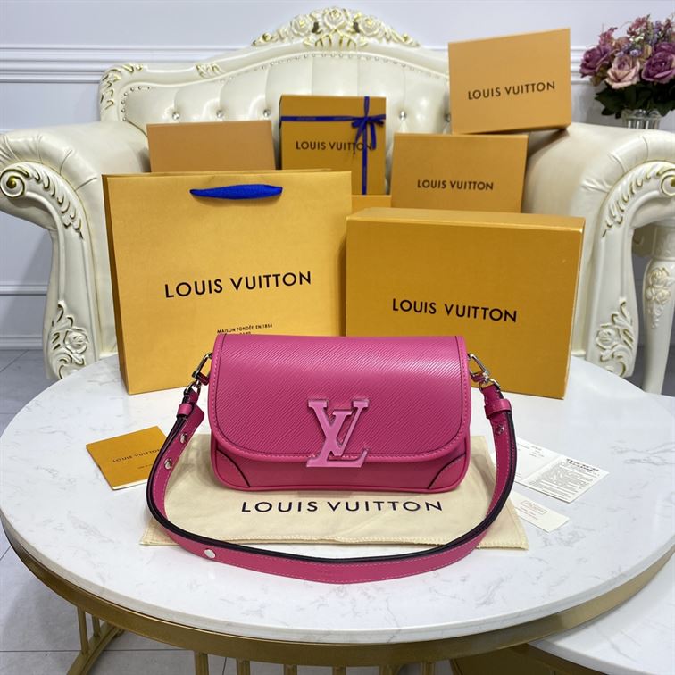 LOUIS VUITTON BUCI EPI LEATHER Pink