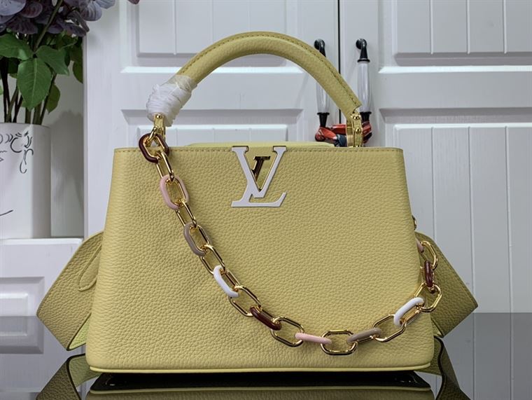 LOUIS VUITTON CAPUCINES BB YELLOW
