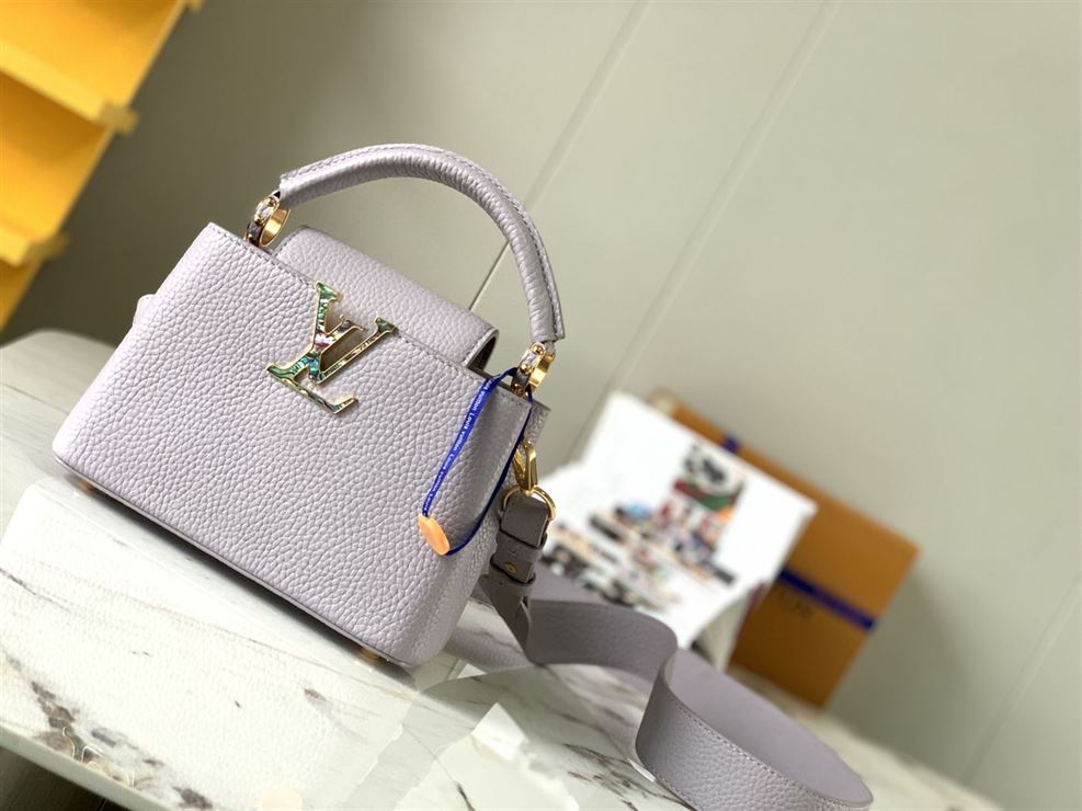 LOUIS VUITTON CAPUCINES MINI Light Purple
