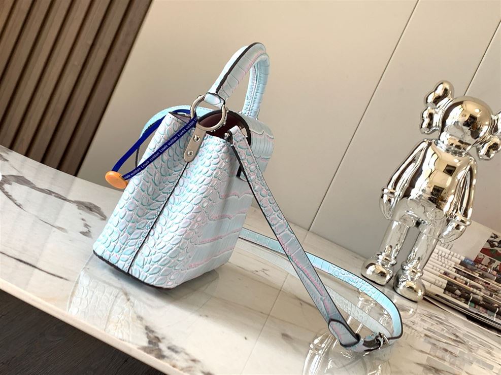 LOUIS VUITTON CAPUCINES MINI Light Blue