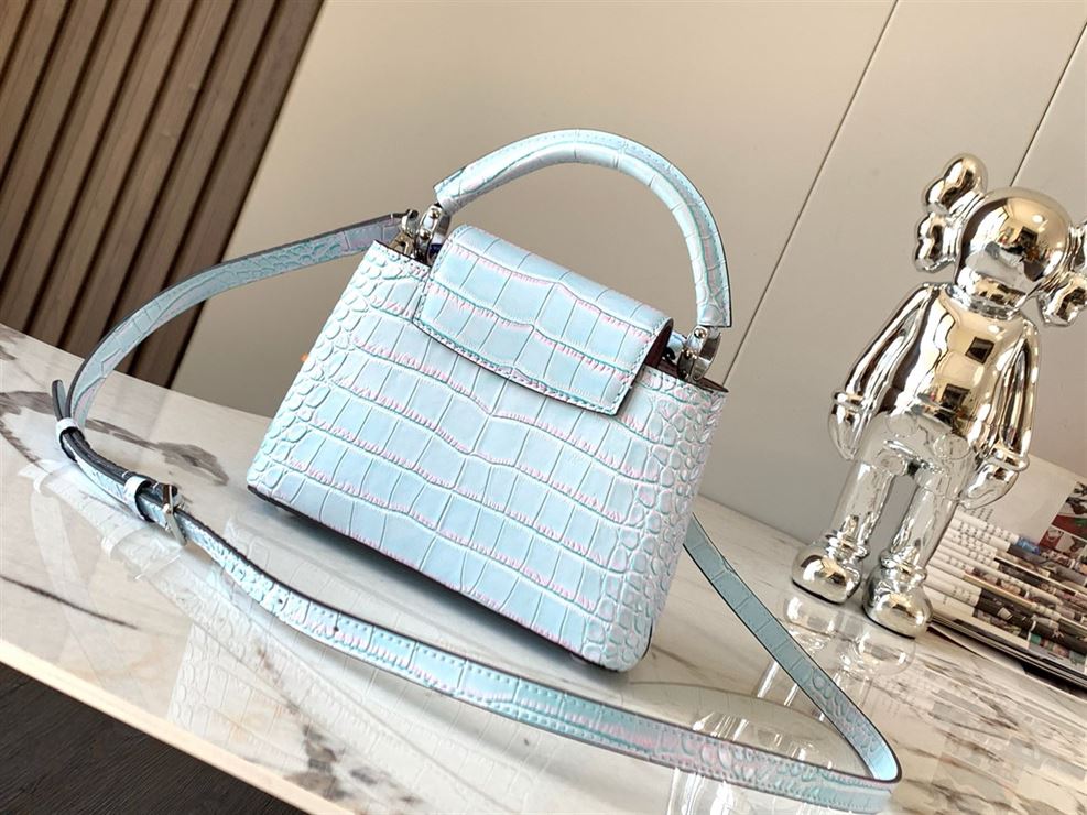 LOUIS VUITTON CAPUCINES MINI Light Blue