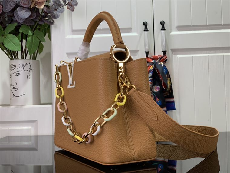 LOUIS VUITTON CAPUCINES MM Brown