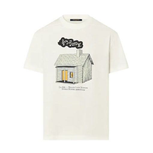 LOUIS VUITTON HOUSE PRINTED T-SHIRT - LVTS043