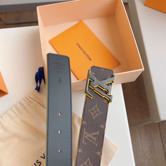 LOUIS VUITTON INITIALES 40MM REVERSIBLE MONOGRAM MACASSAR CANVAS - LBE061