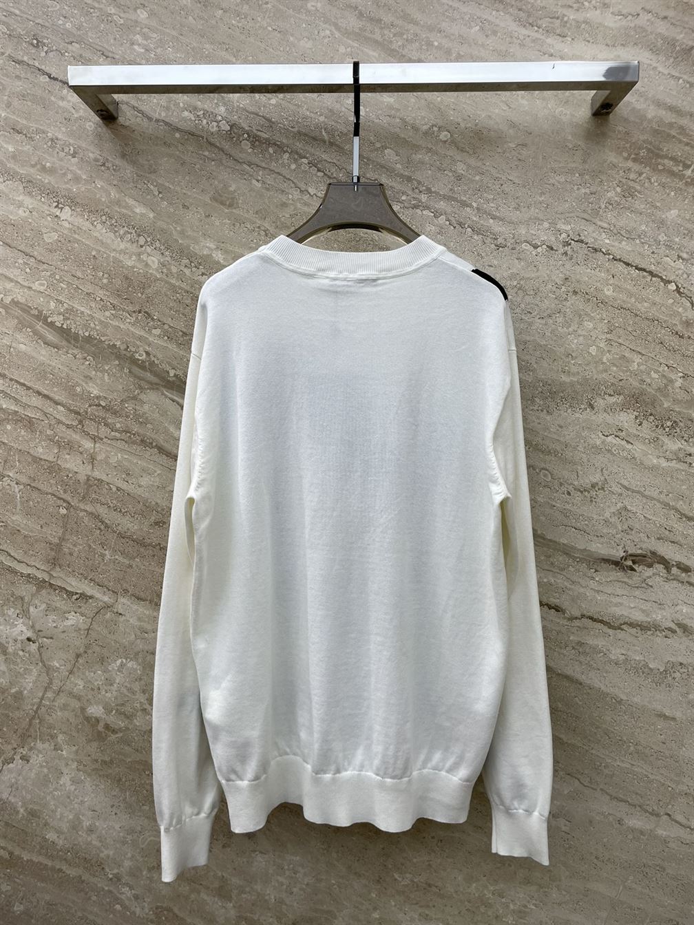 LOUIS VUITTON INTARSIA CASHMERE WOOL CREWNECK - LVH056