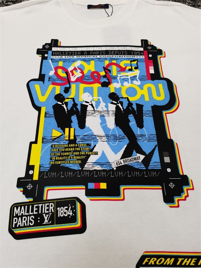 LOUIS VUITTON JAZZ FLYERS SHORT-SLEEVED T-SHIRT - LVTS038