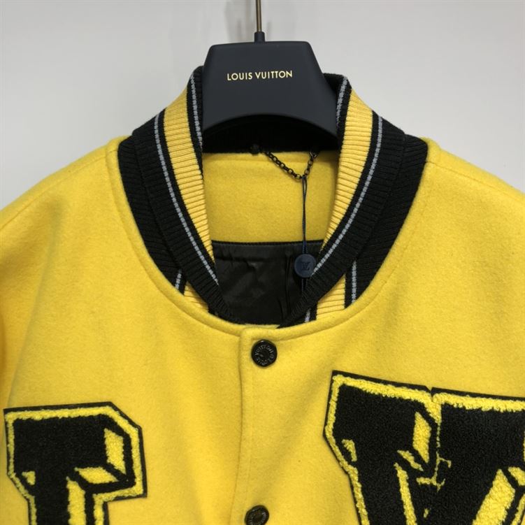 LOUIS VUITTON LEATHER EMBROIDERED VARSITY - LVC004