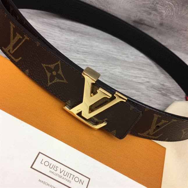 LOUIS VUITTON LV INITIALES 30MM REVERSIBLE BELT MONOGAM - LBE082