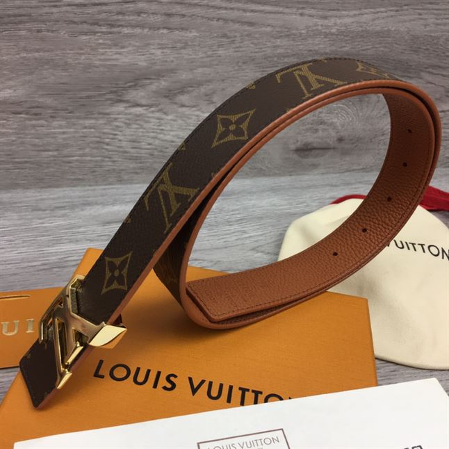 LOUIS VUITTON LV INITIALES 30MM REVERSIBLE BELT MONOGAM - LBE085