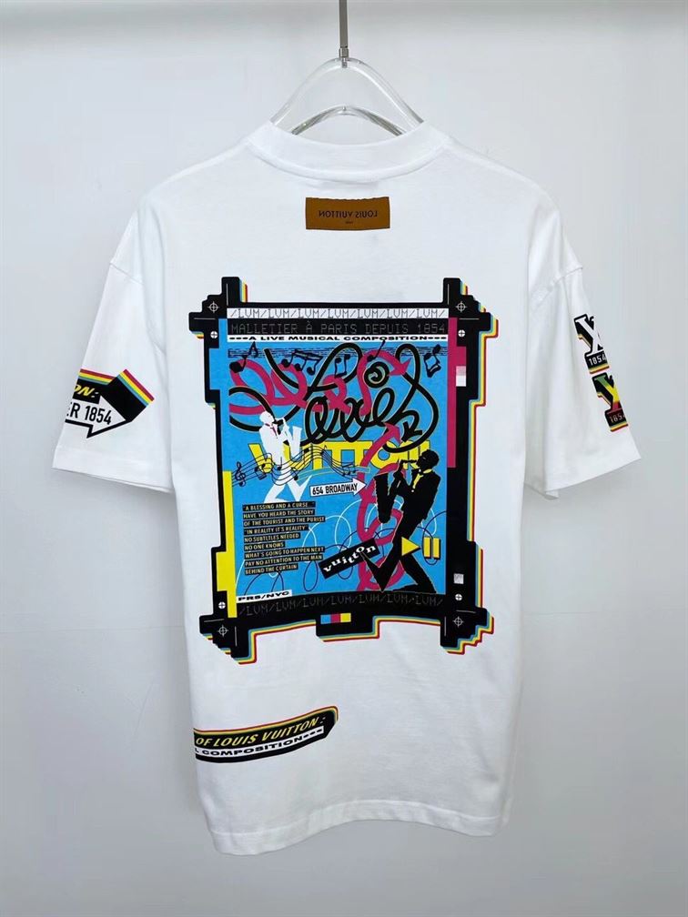 LOUIS VUITTON LV JAZZ FLYERS SHORT-SLEEVED T-SHIRT - LVTS068