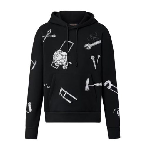 LOUIS VUITTON LV MULTI-TOOLS EMBRODERED HOODIE - LH068