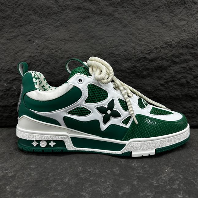 LOUIS VUITTON LV SKATE SNEAKER GREEN WHITE - LVS167