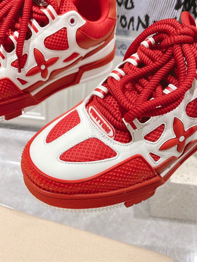 LOUIS VUITTON LV SKATE SNEAKER IN RED - LVS147