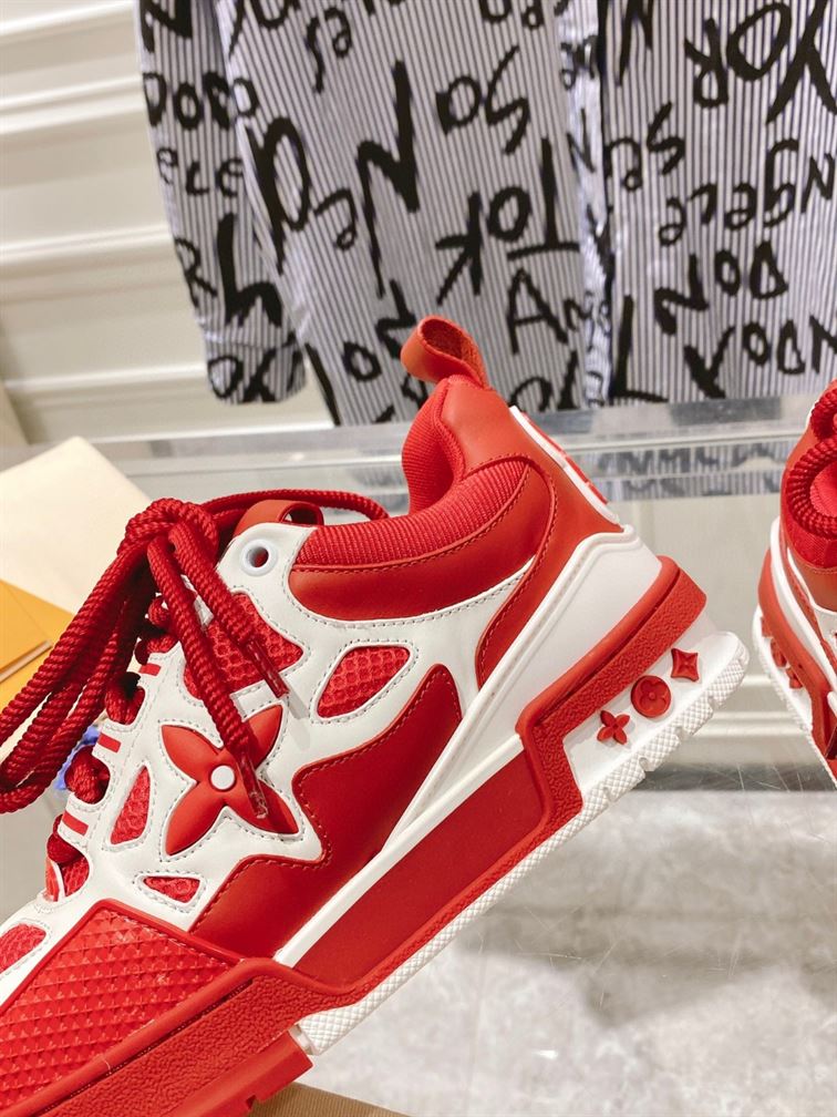 LOUIS VUITTON LV SKATE SNEAKER IN RED - LVS147