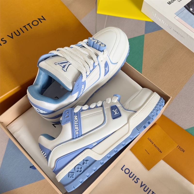 LOUIS VUITTON LV TRAINER MAXI SNEAKER CIEL - LVS200