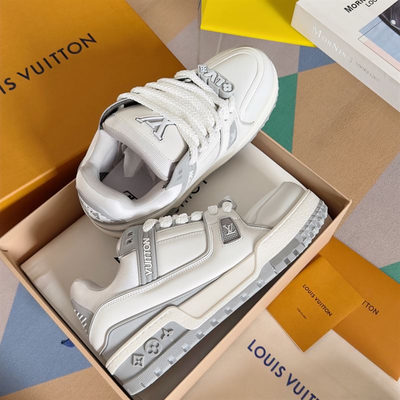 LOUIS VUITTON LV TRAINER MAXI SNEAKER GRIS - LVS201