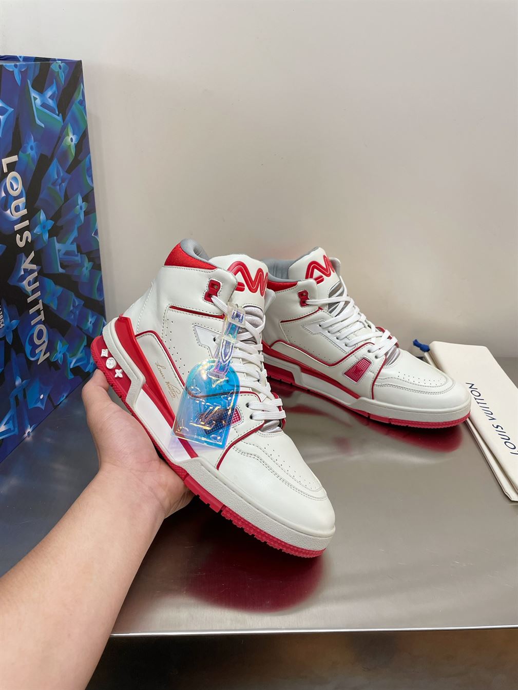 LOUIS VUITTON LV TRAINER SNEAKER BOOT - LVS070