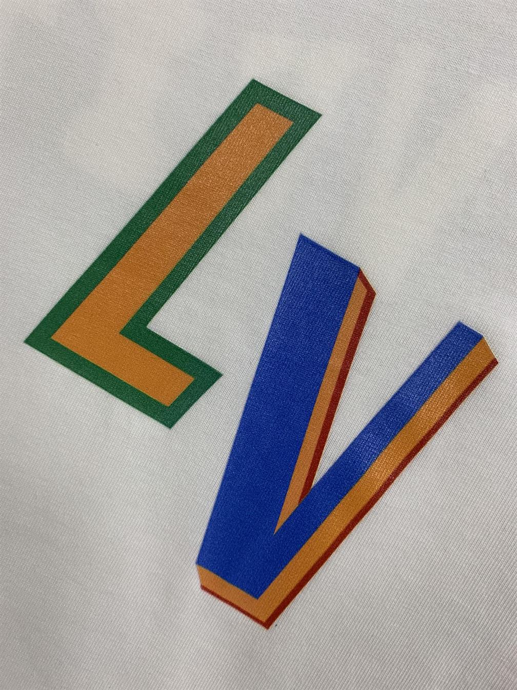 LOUIS VUITTON LV X NBA FRONT-AND-BACK LETTERS PRINT T-SHIRT - LVTS020