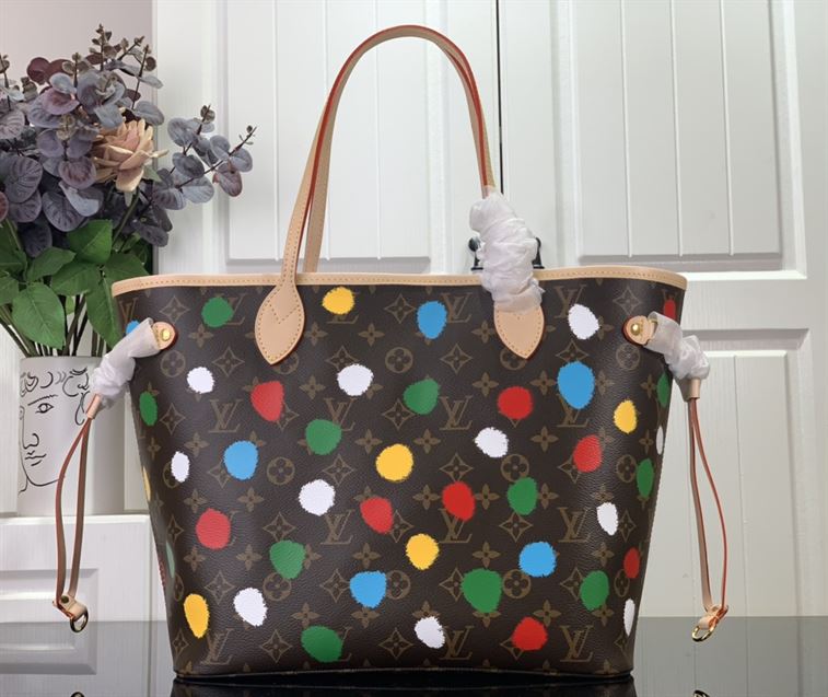 LOUIS VUITTON LV X YK NEVERFULL MM MONOGRAM