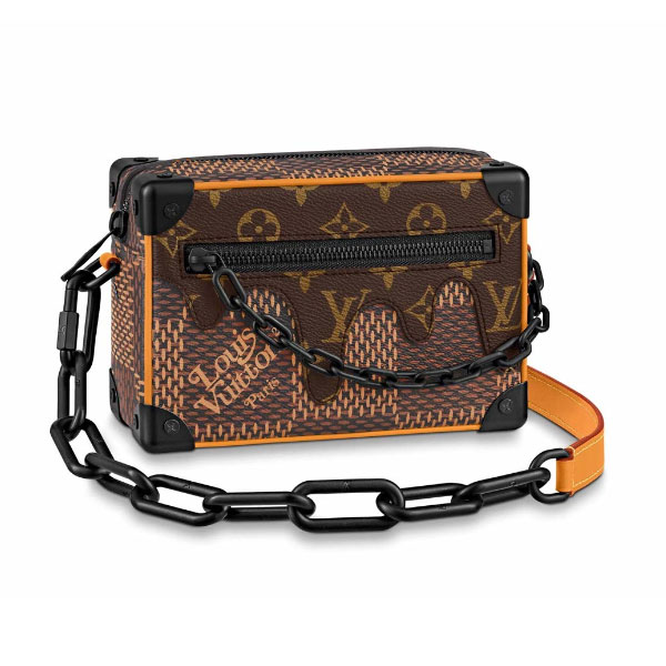 LOUIS VUITTON MINI SOFT TRUNK DAMIER EBENE - LVB070