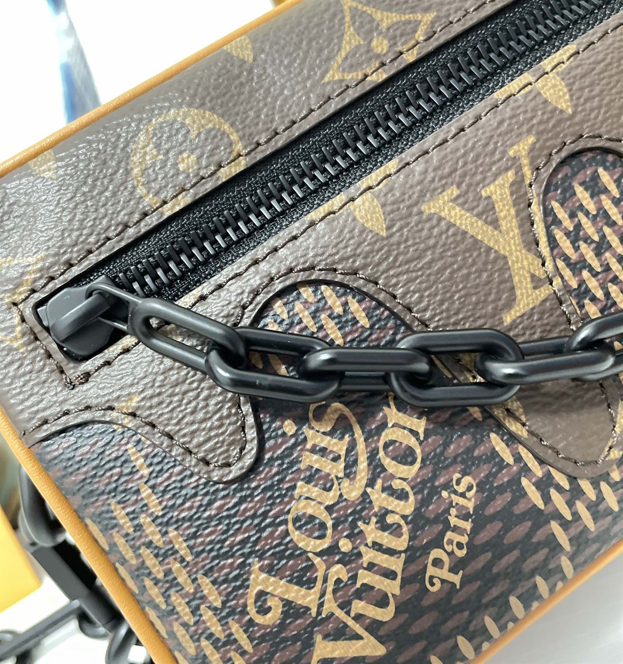 LOUIS VUITTON MINI SOFT TRUNK DAMIER EBENE - LVB070