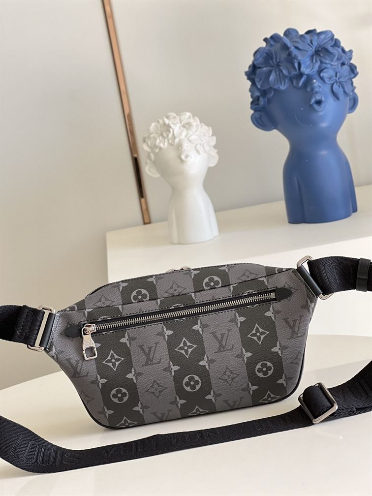 LOUIS VUITTON MODULAR SLING BAG MONOGRAM STRIPES ECLIPSE COATED CANVAS - LVB009