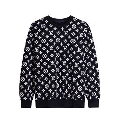 LOUIS VUITTON MONOGRAM BLACK & WHITE SWEATSHIRT - LVH007