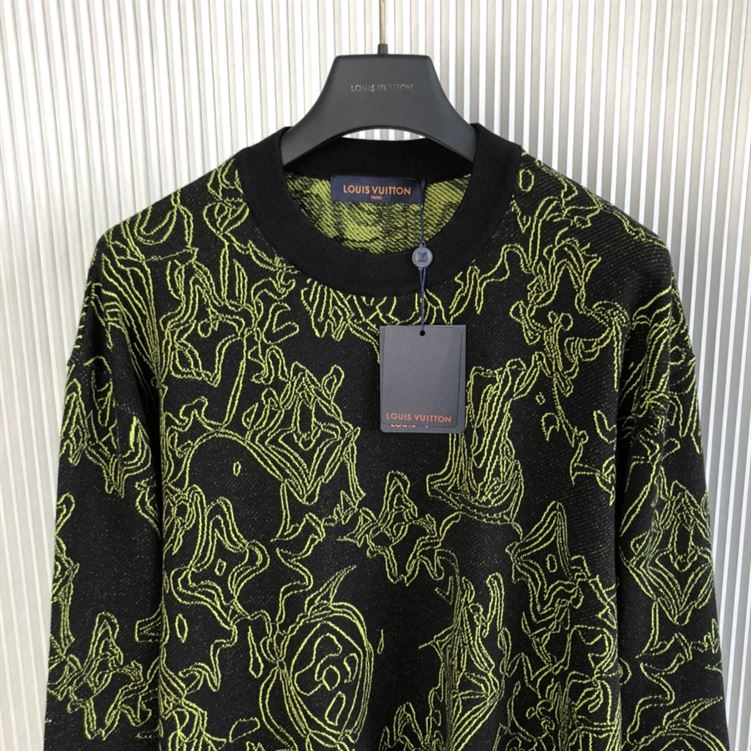 LOUIS VUITTON MONOGRAM COTTON CREWNECK - LVH055