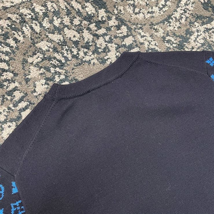 LOUIS VUITTON MONOGRAM MIX CASHMERE CREWNECK - LVH035