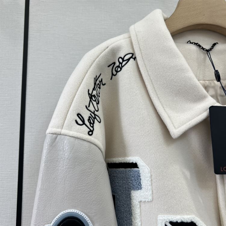LOUIS VUITTON MULTI PATCHES MIXED LEATHER VARSITY BLOUSON - LVC014