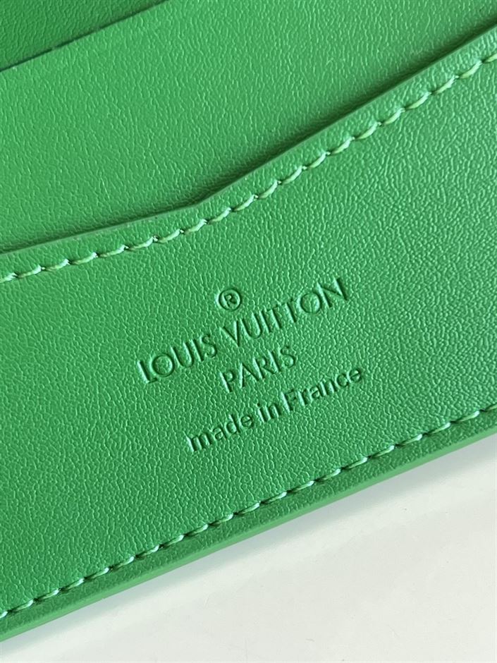 LOUIS VUITTON MULTIPLE WALLET IN GREEN